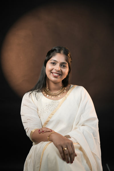 RJ-002- Antique Gold Coin Necklace (Kasumala)